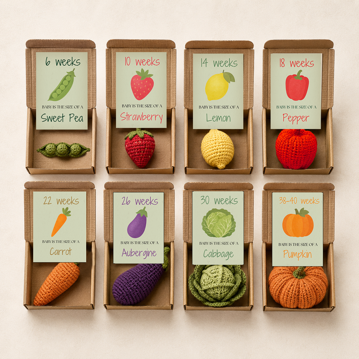 The Pea to Pumpkin Keepsake Collection